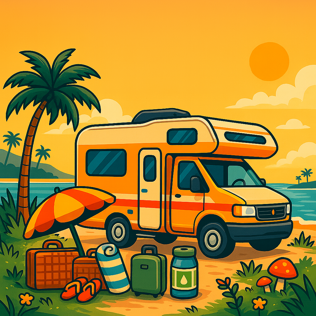 <p>Cosa mettere in camper per l’estate: consigli pratici per viaggiatori felici</p>
