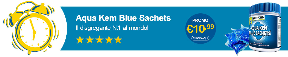 Aqua Kem Blue Sachets 15 Bustine