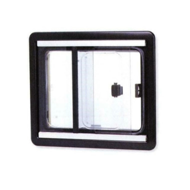 Finestra Dometic Seitz S4 Scorrevole Destra 900x450 mm Cornice Grigio 