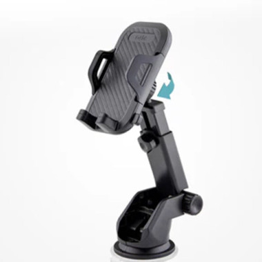 Supporto per telefono con asta telescopica e fissaggio a ventosa 