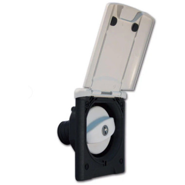 Presa carico acqua con tappo FAP bianca 