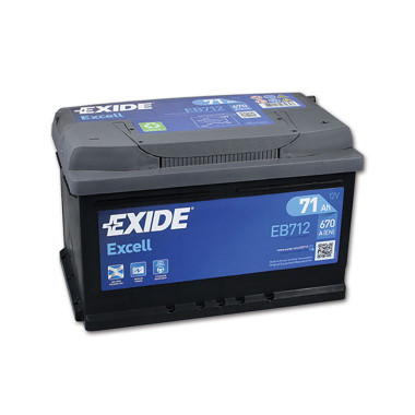 Batteria Exide EB 670 Excell LB3 - 12 V / 71 A 