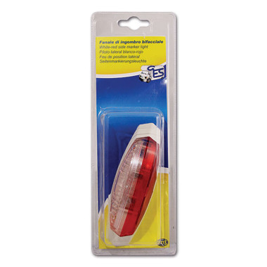 Luce ingombro  bifacciale base bianca 