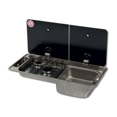 Randi 2 fuochi lavello destro elettrico 