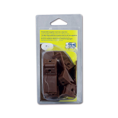 Fissamobili angolare 2fori- blister 10 pezzi 
