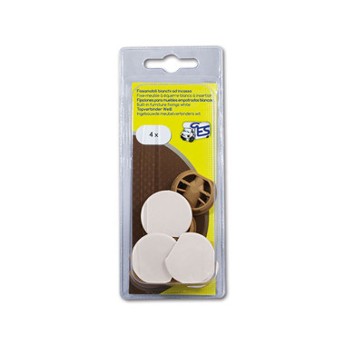 Fissamobili da incasso bianco - blister 