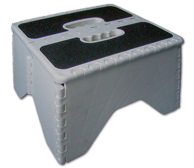 Gradino pieghevole grigio 