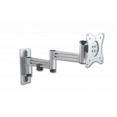 Porta TV LCD alluminio con due bracci 