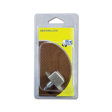 Mini Push-lock nichelato satinato blister 