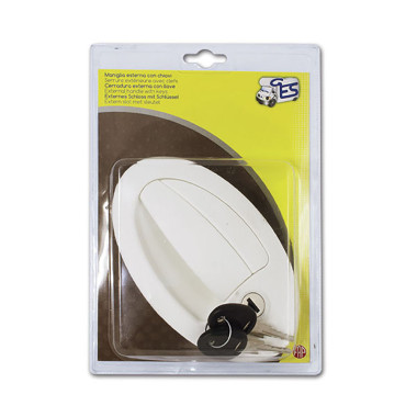 Maniglia esterna ovale grande in blister 