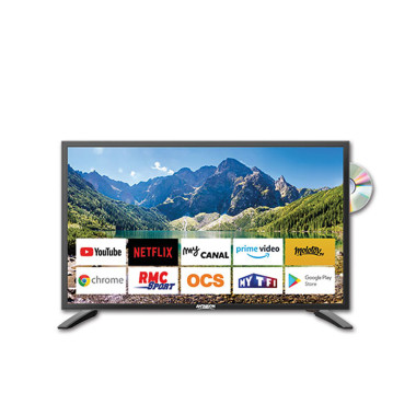 Smart TV LED Android 22" con DVD 