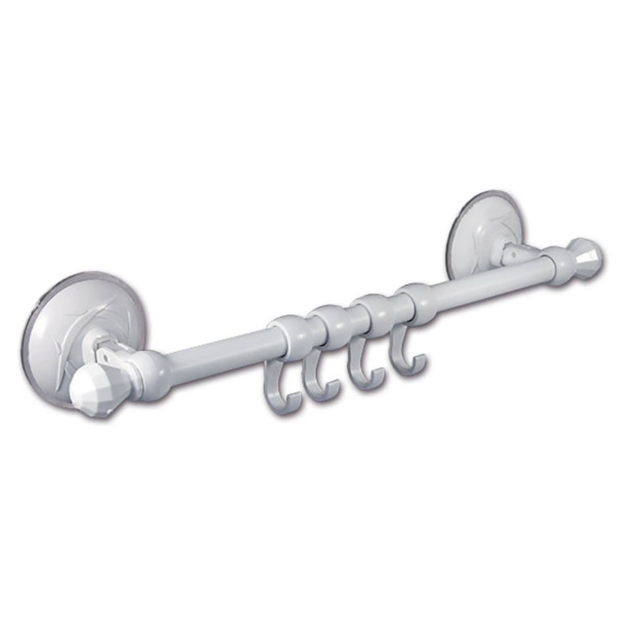 Asta 32 cm con ganci e ventose 1