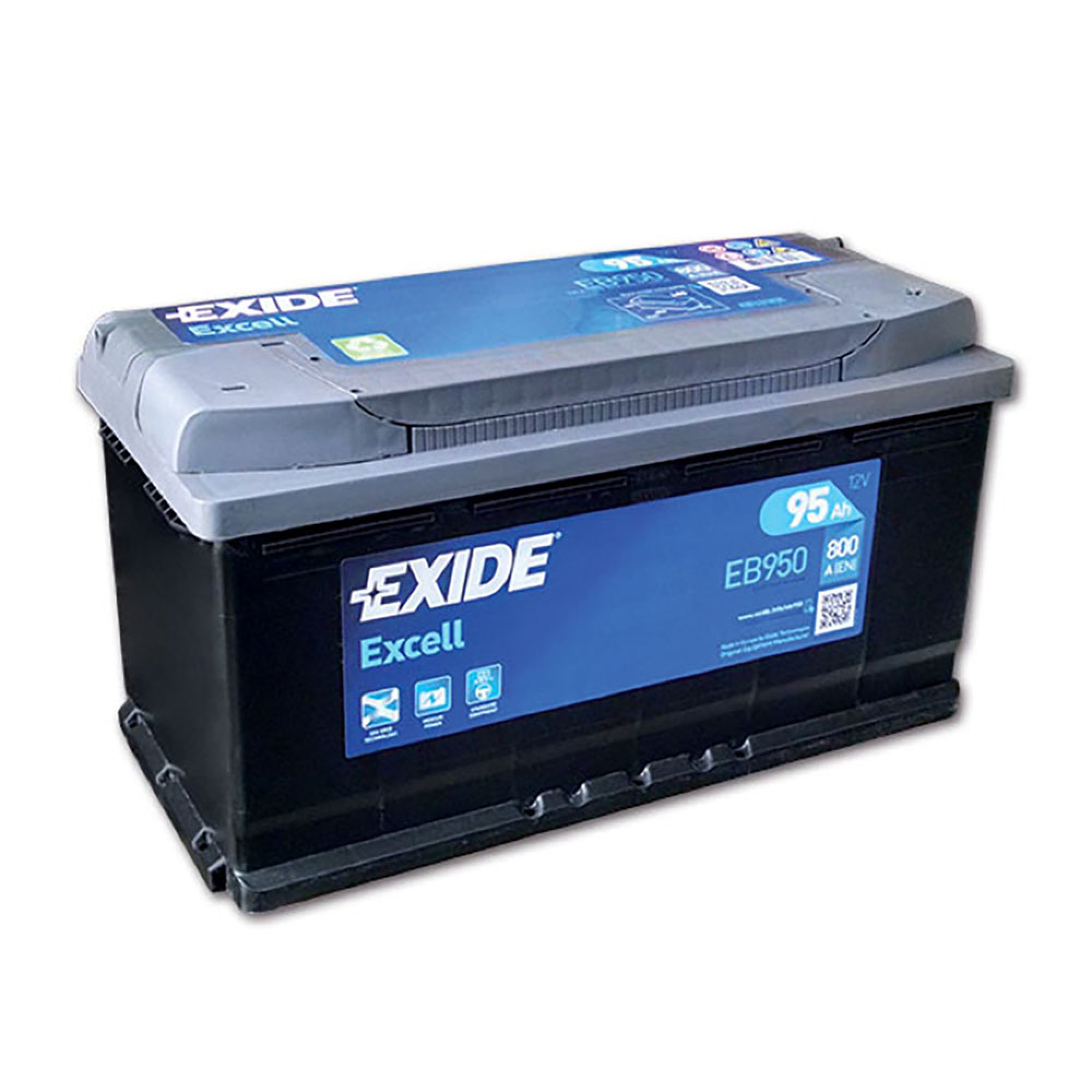 Batteria Exide EB950 Excell - 12 V / 800 A - EN 1