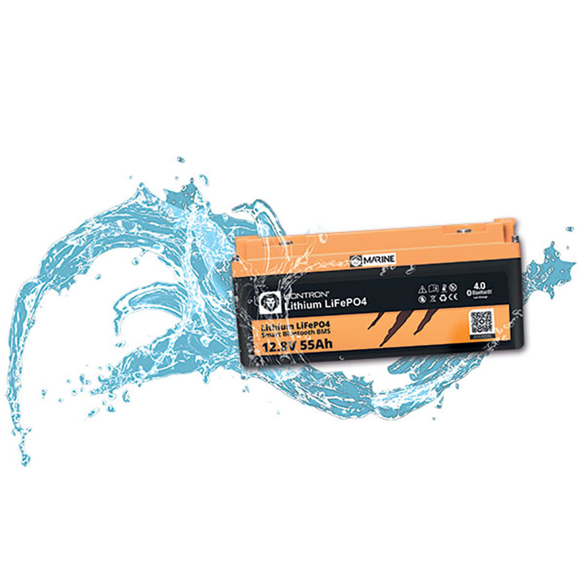 Batteria Liontron Marine con BMS • 12,8 V / 55 A 2