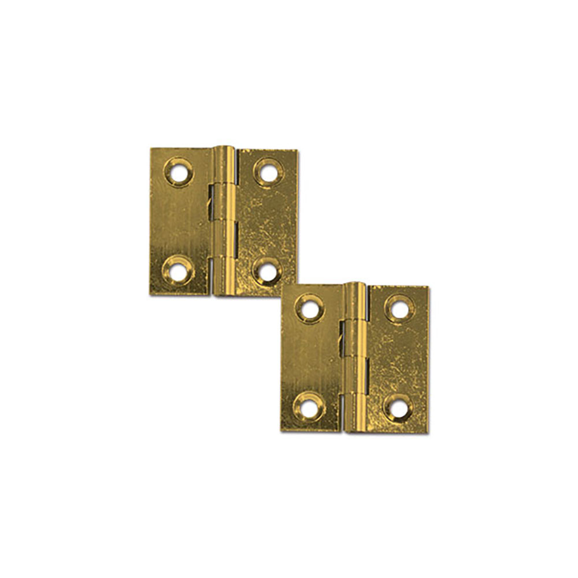 Cerniera piana in ottone 30x30 mm blister 2