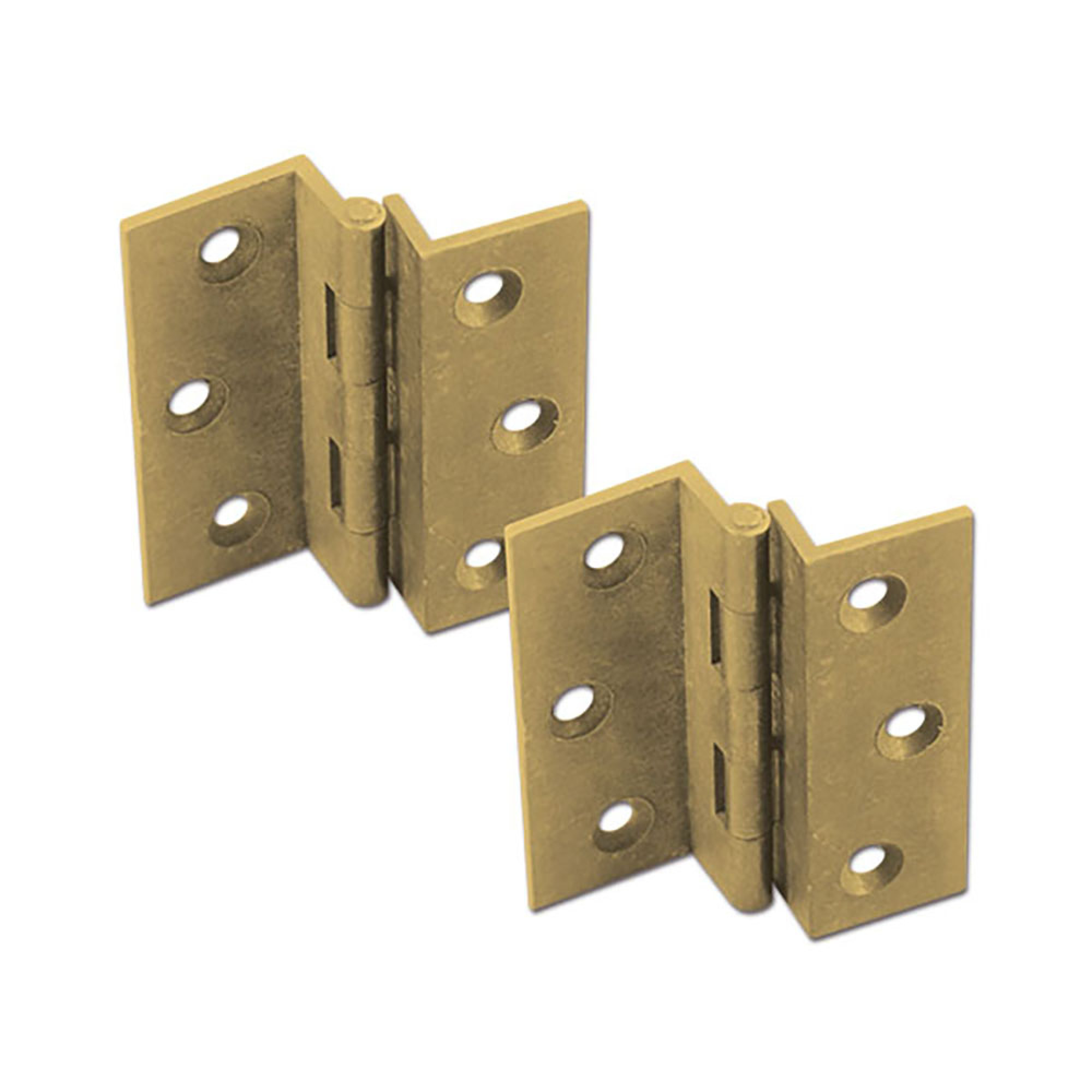 Cerniera mezzo collo in ottone blister 2