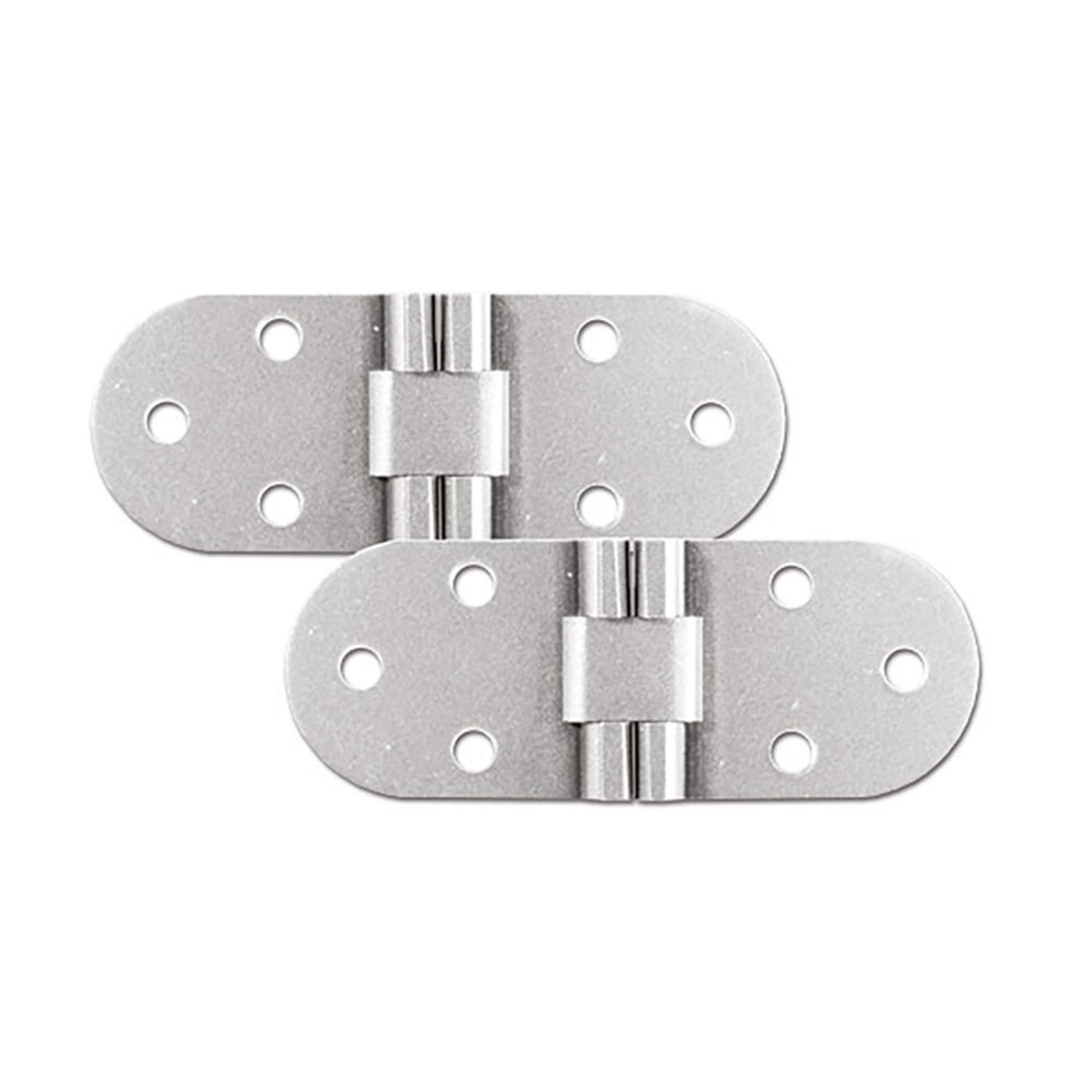 2 cerniere biscotto con fermo - blister 2