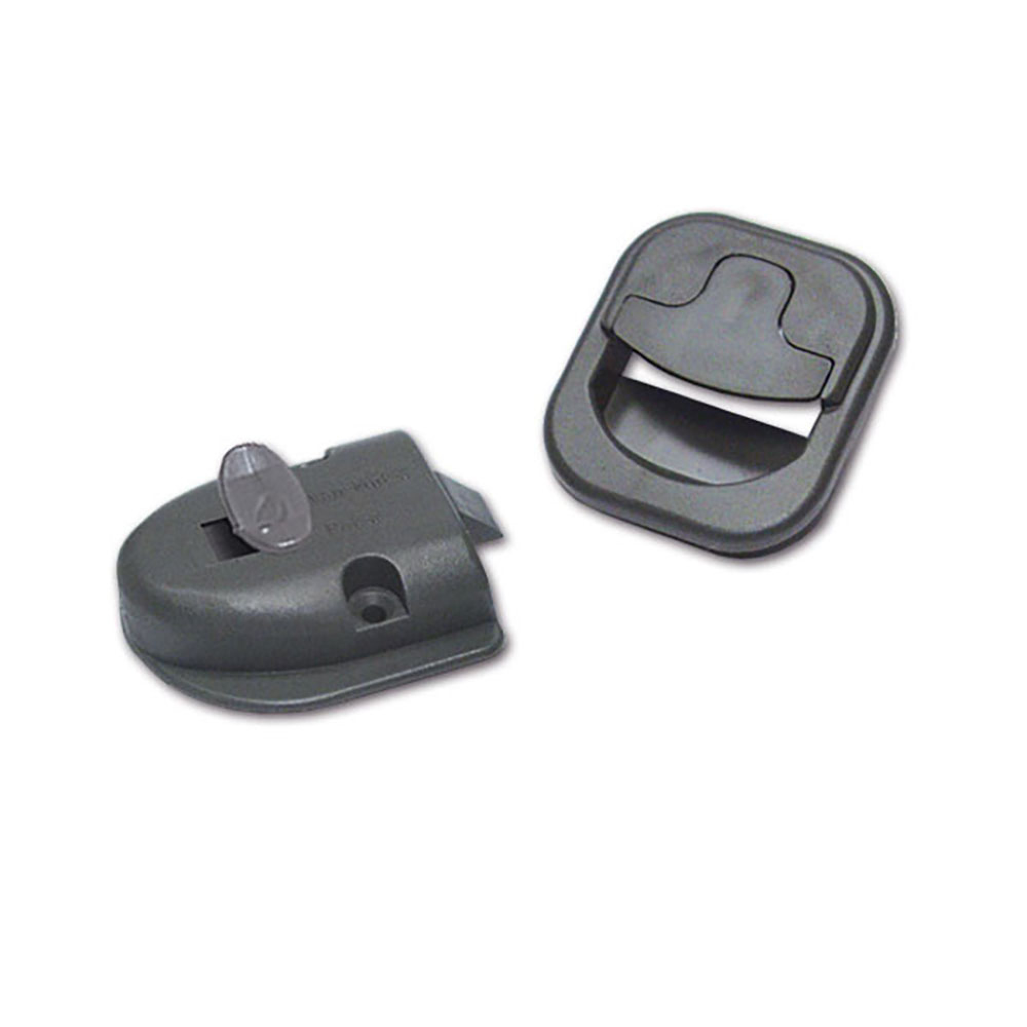 Serratura grigia per bagno - blister 2