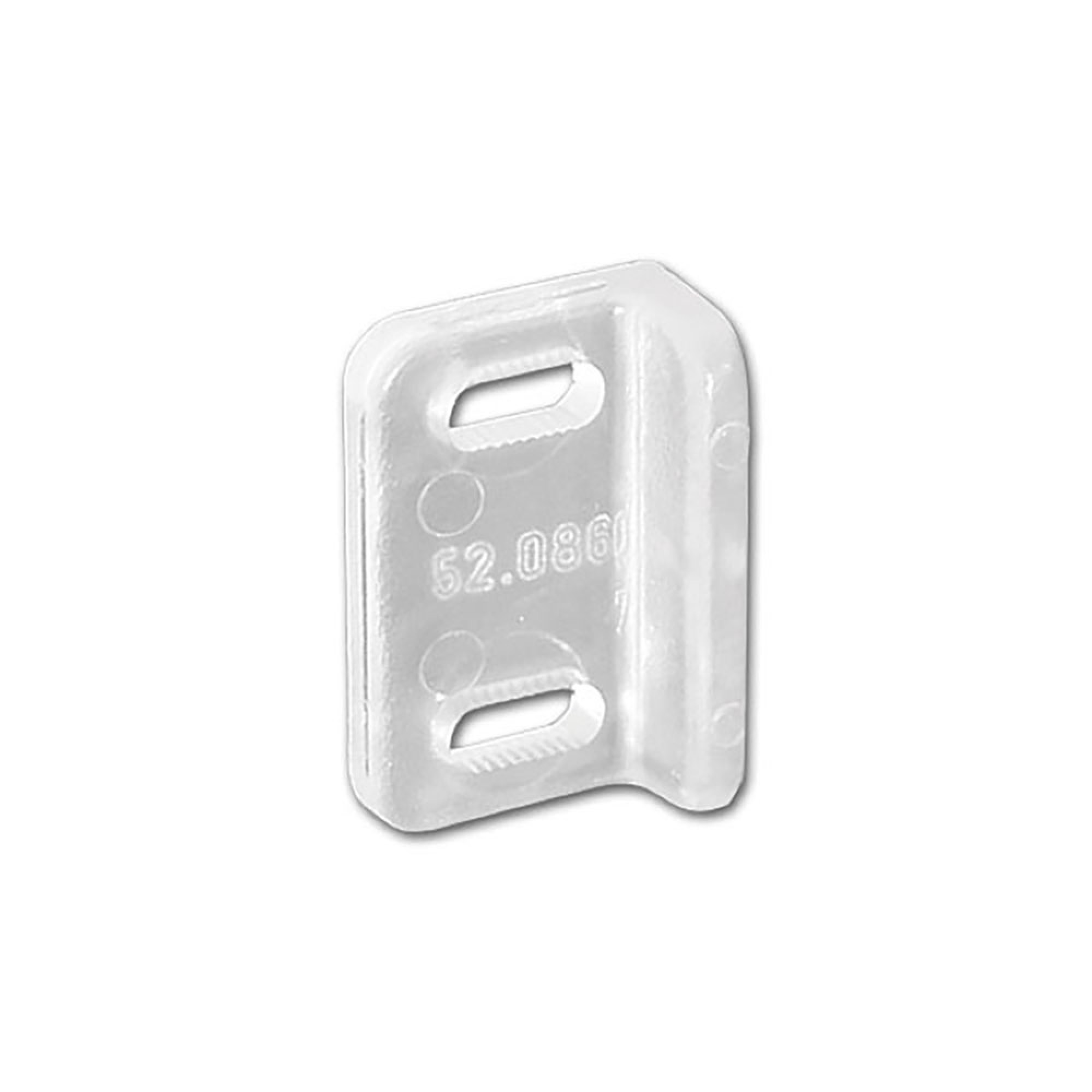 Contropiastra in plastica trasparente • blister 2