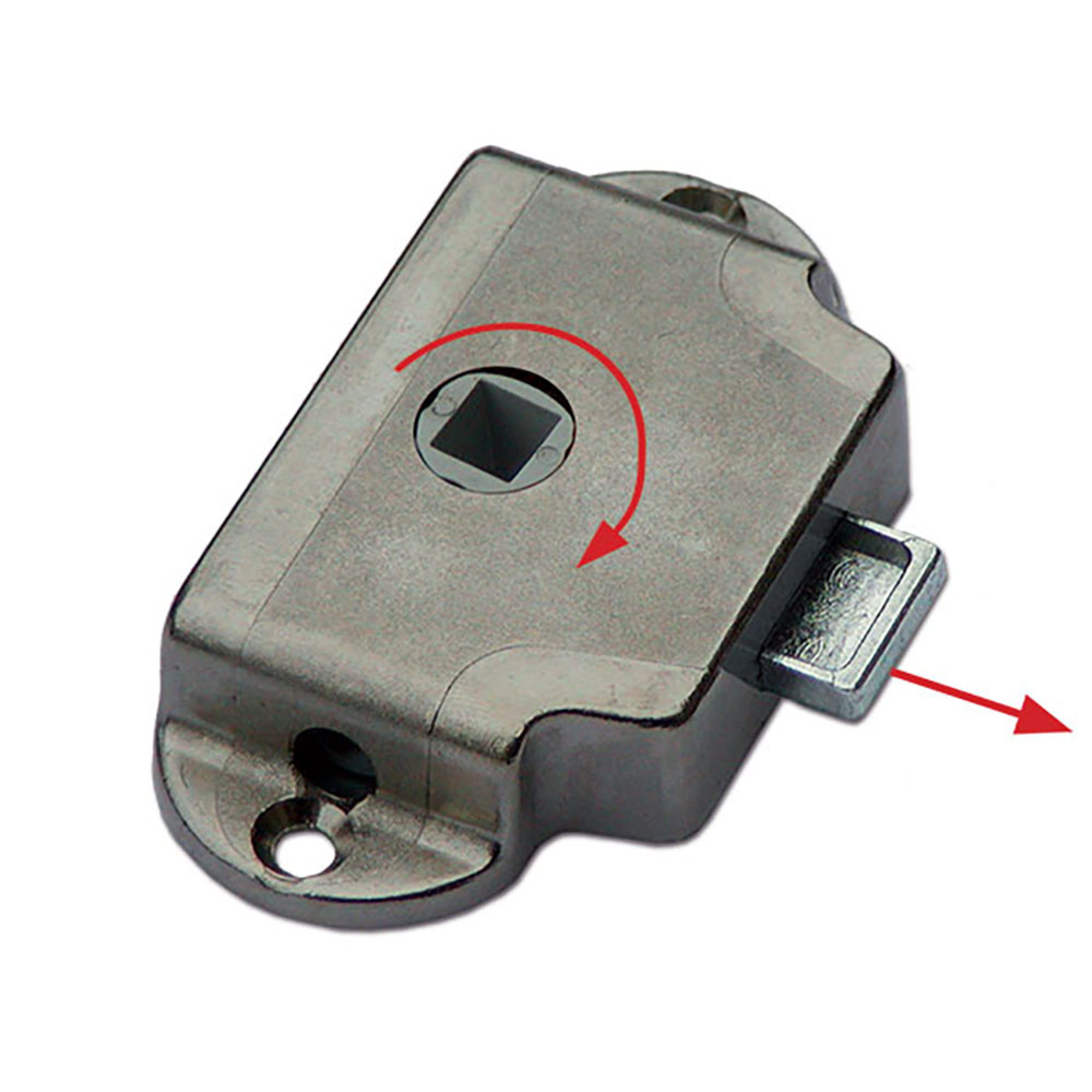 Serratura Piccolo Nova destra nichelato D25 blister 2