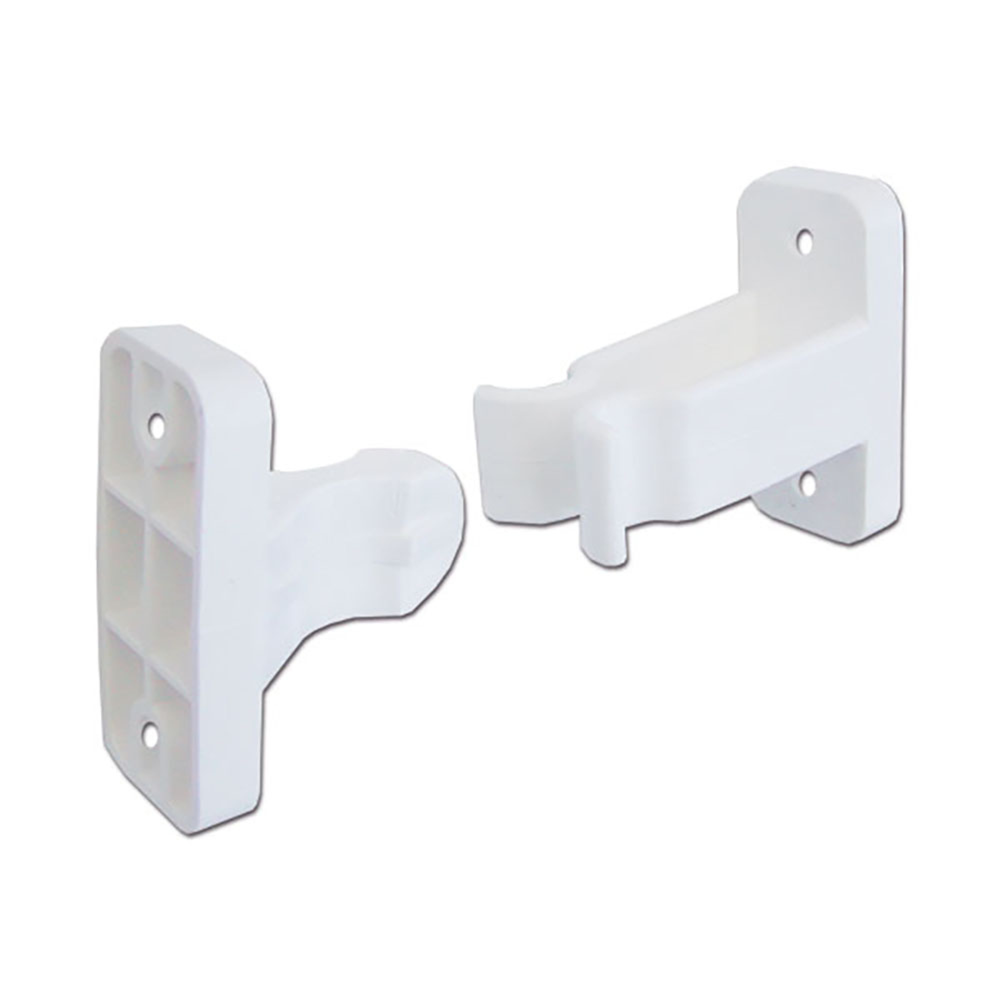 Fermaporta esterno bianco - blister 1 pezzo 2