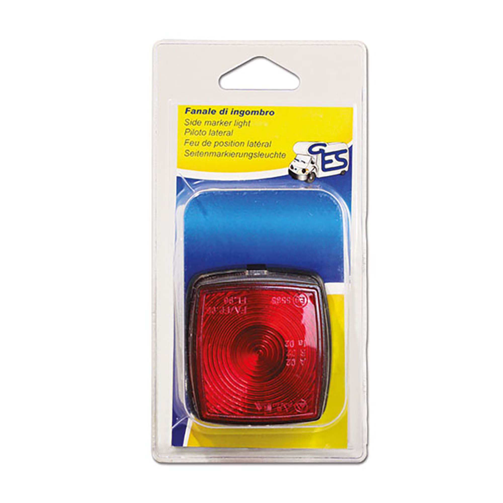 Fanale di ingombro quadrato posteriore blister 1
