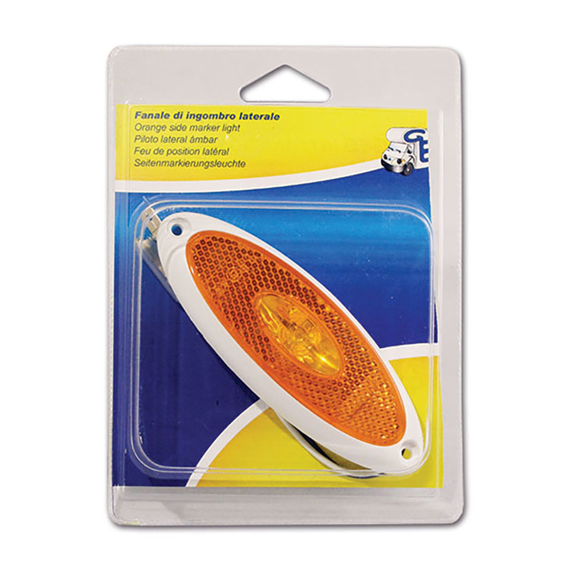 Luce ingombro LED base bianca 1