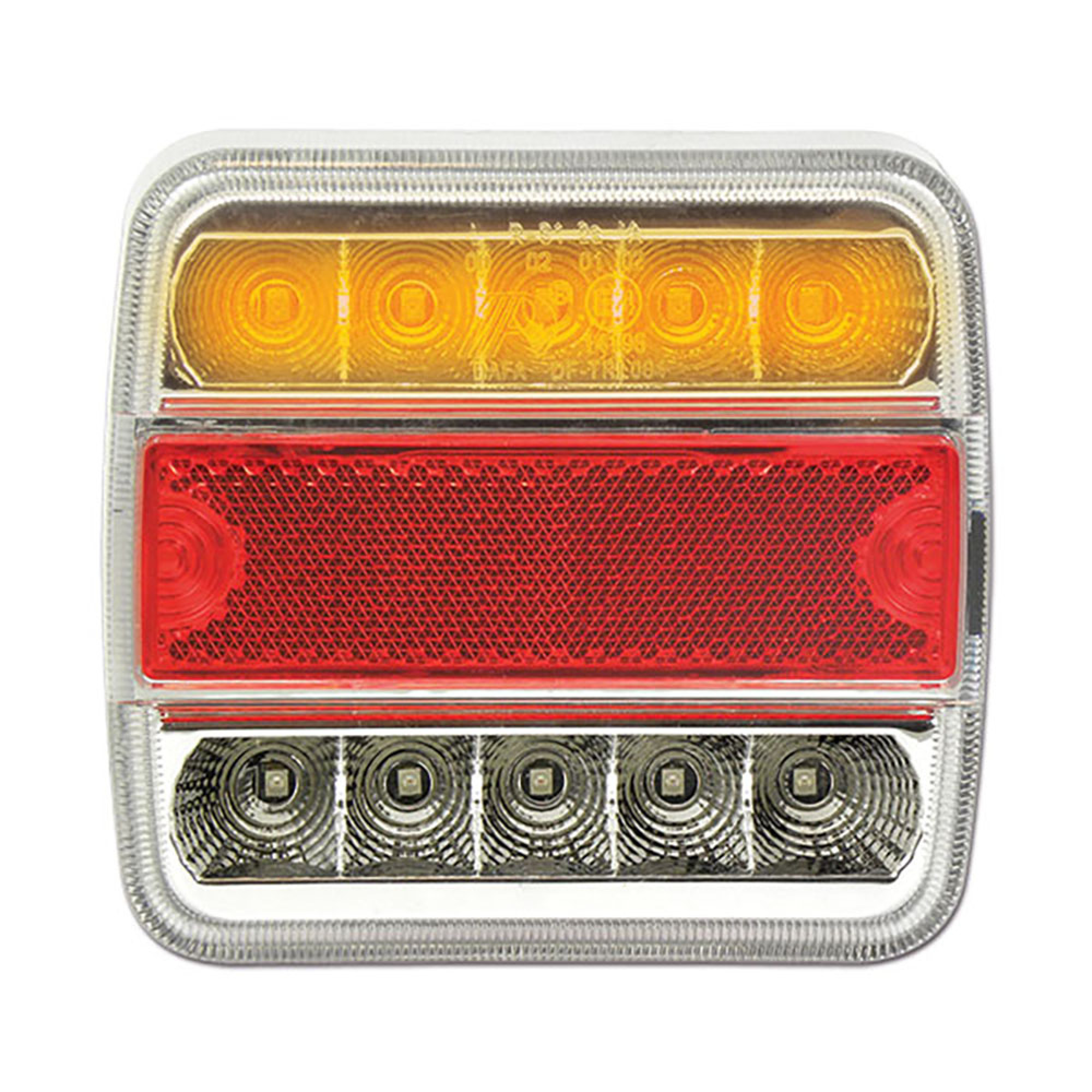 Fanale LED universale con luce targa 3