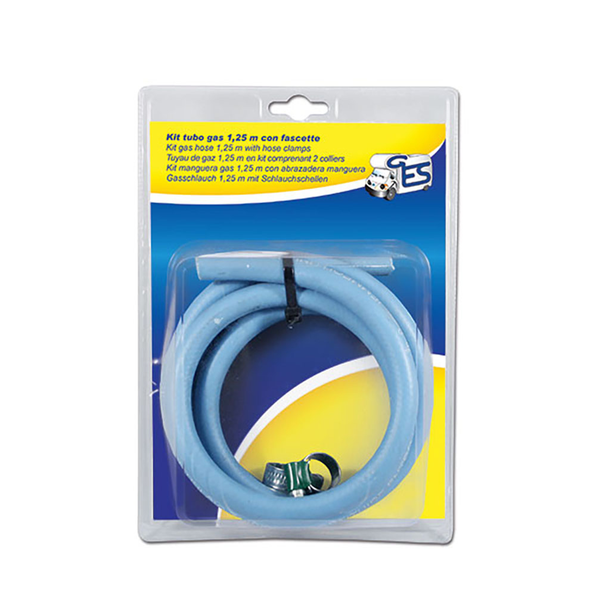 Tubo gas 1,25 m per butano/propano 1