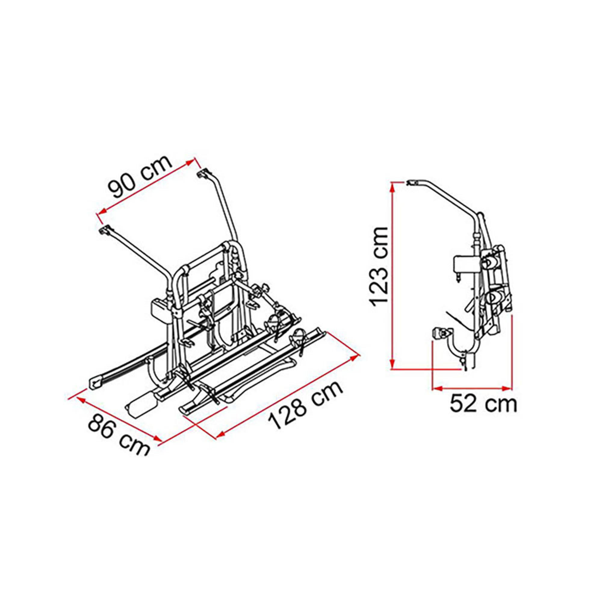 Portabici Carry-Bike Mercedes V Class Lift E-Bike 2