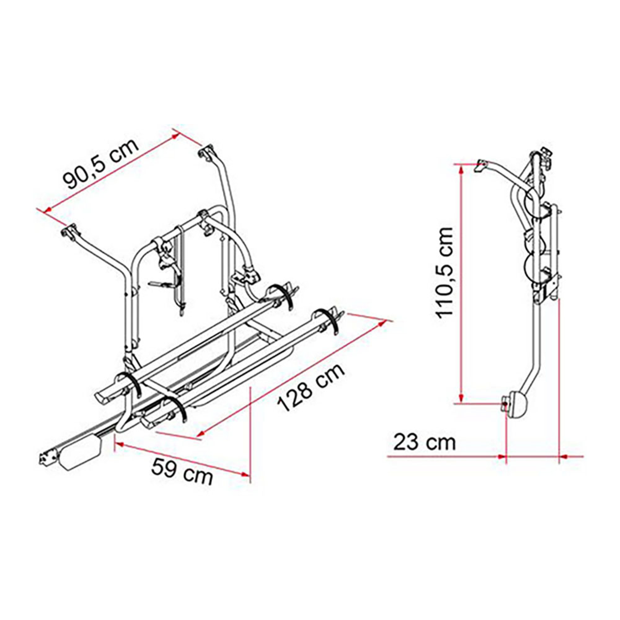 Portabici Carry-Bike Mercedes Viano 2
