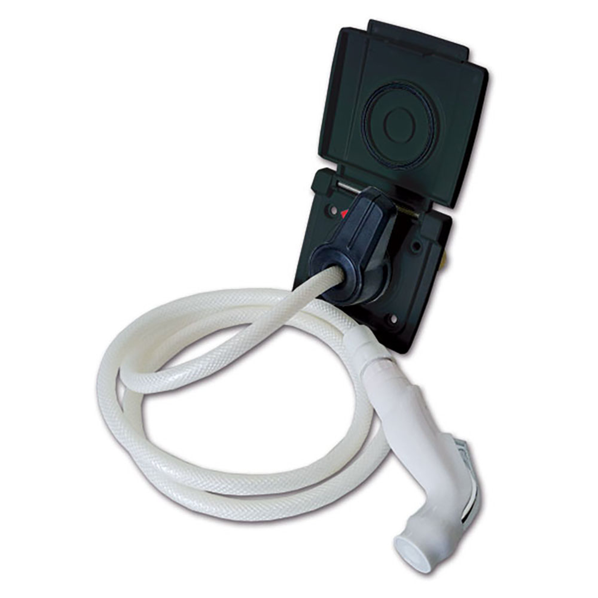 Doccia esterna nera attacco rapido • 150 cm • sacchetto 2