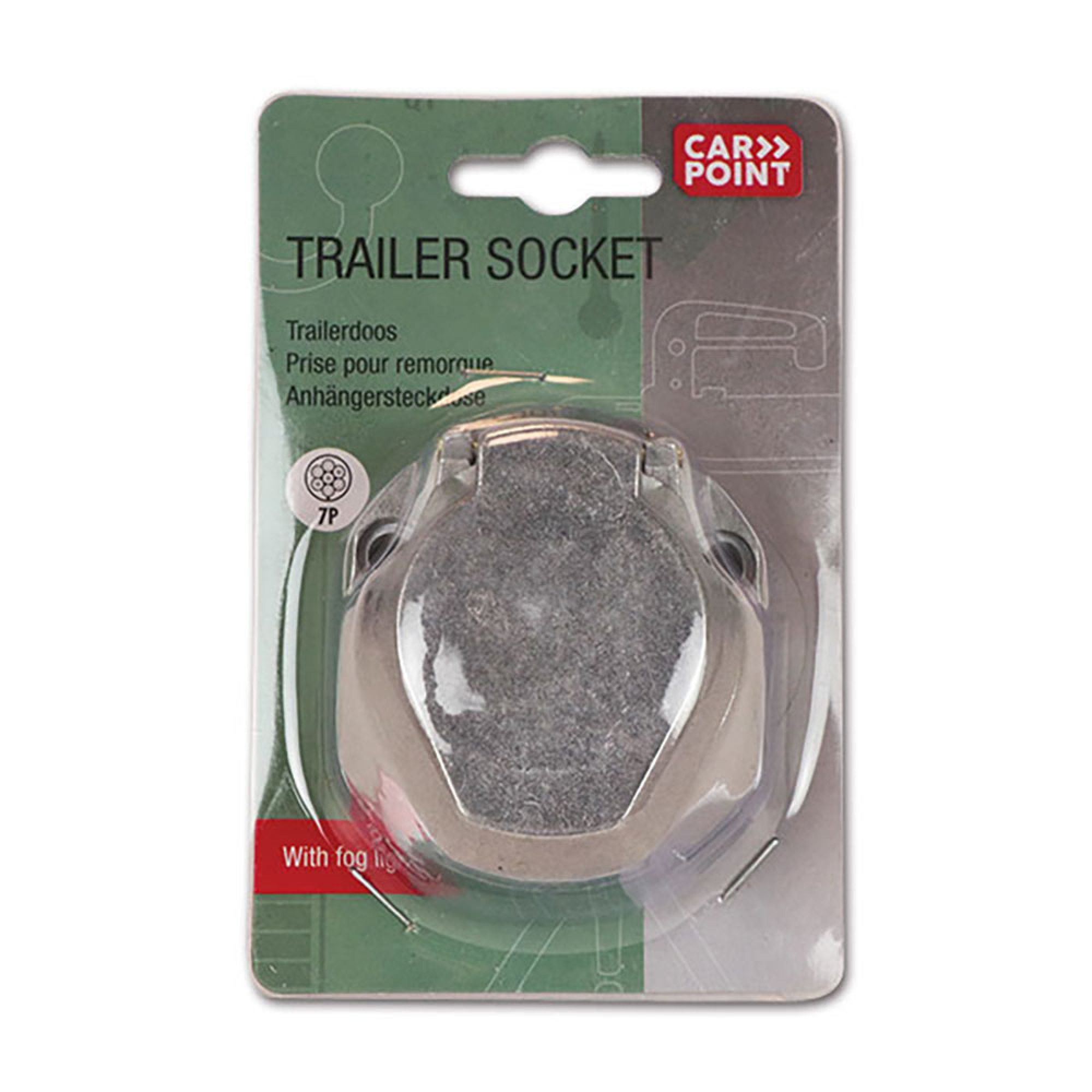 Presa 7 poli per rimorchi - blister 3