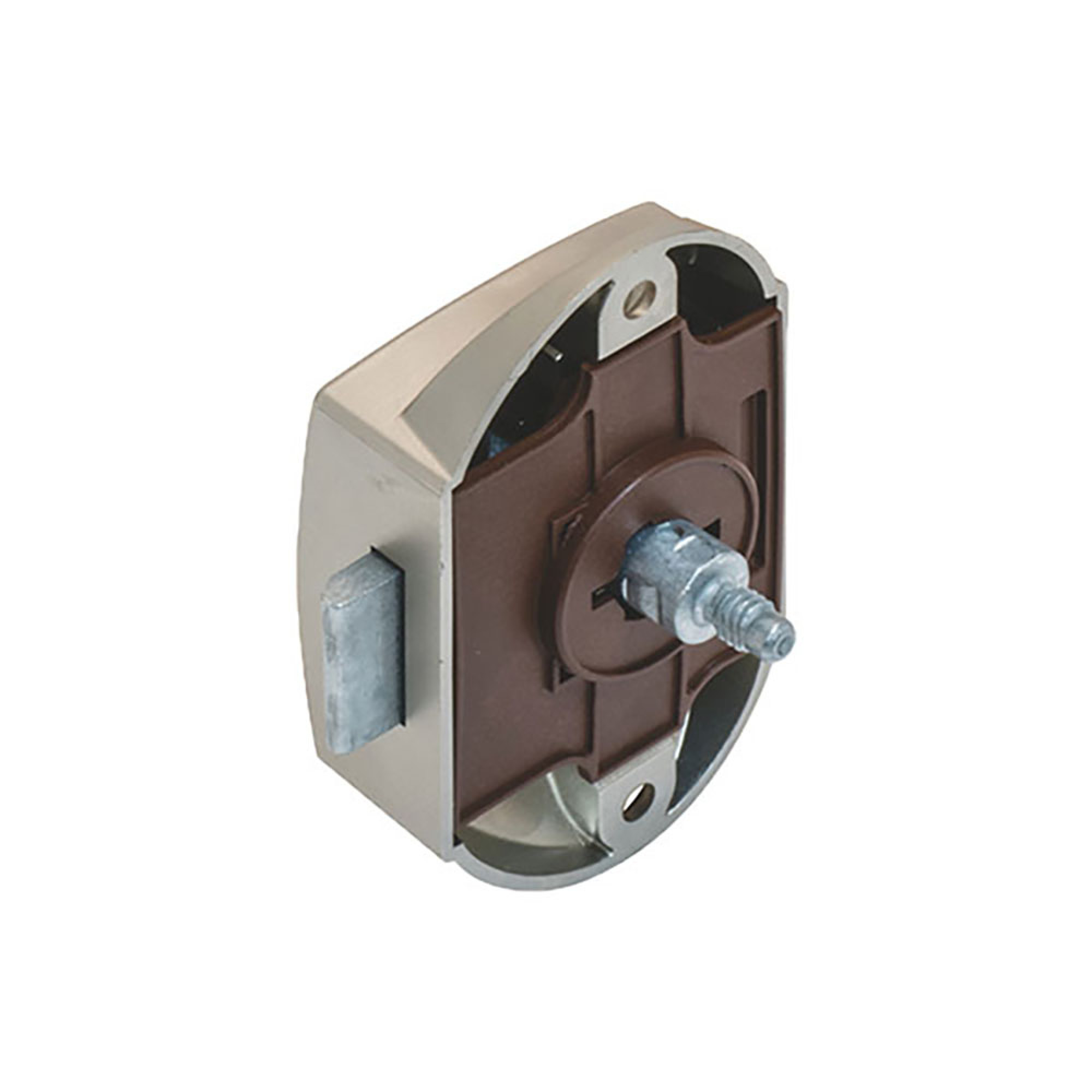 Push-Lock unilaterale satinato - blister 3