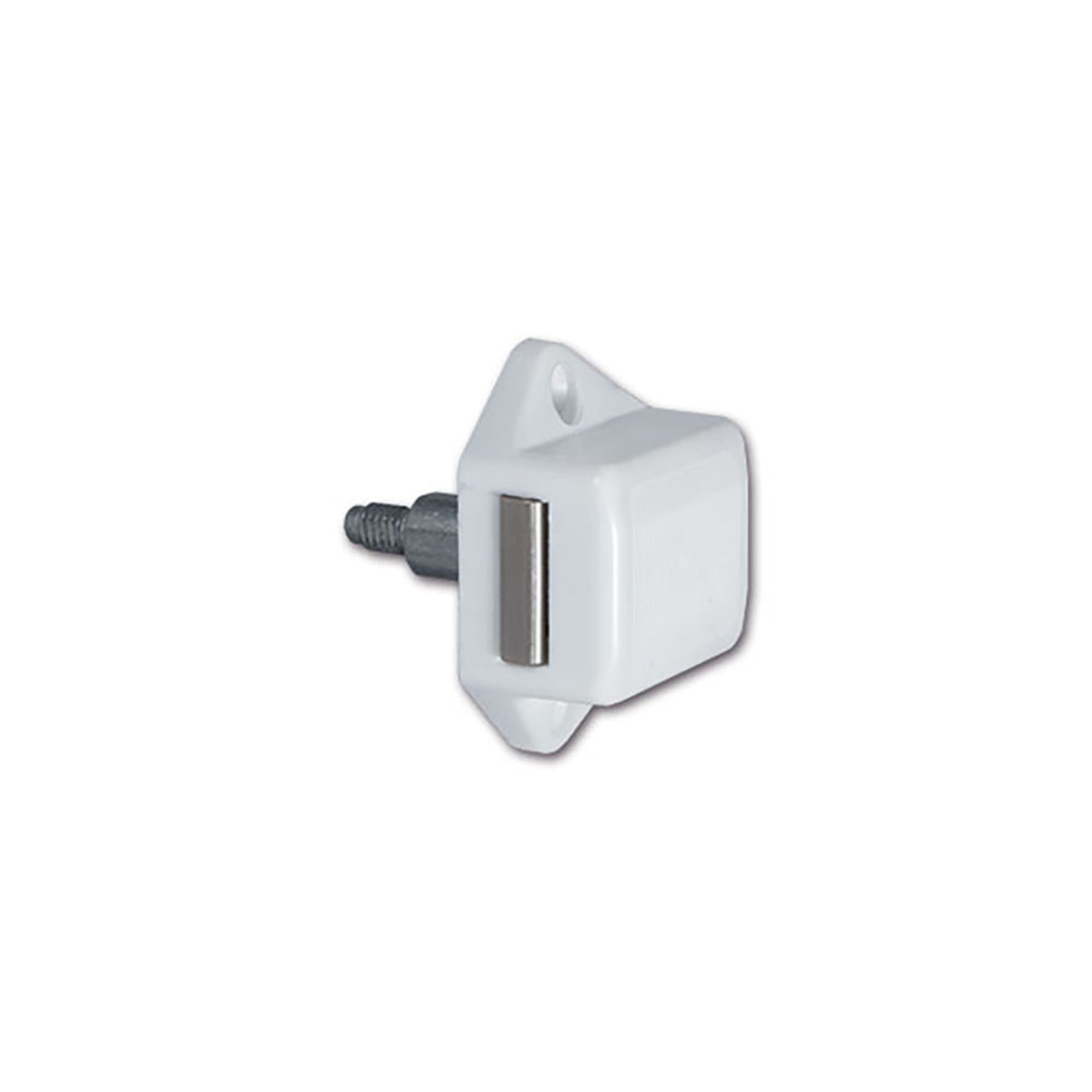 Mini Push-lock bianco - blister 2