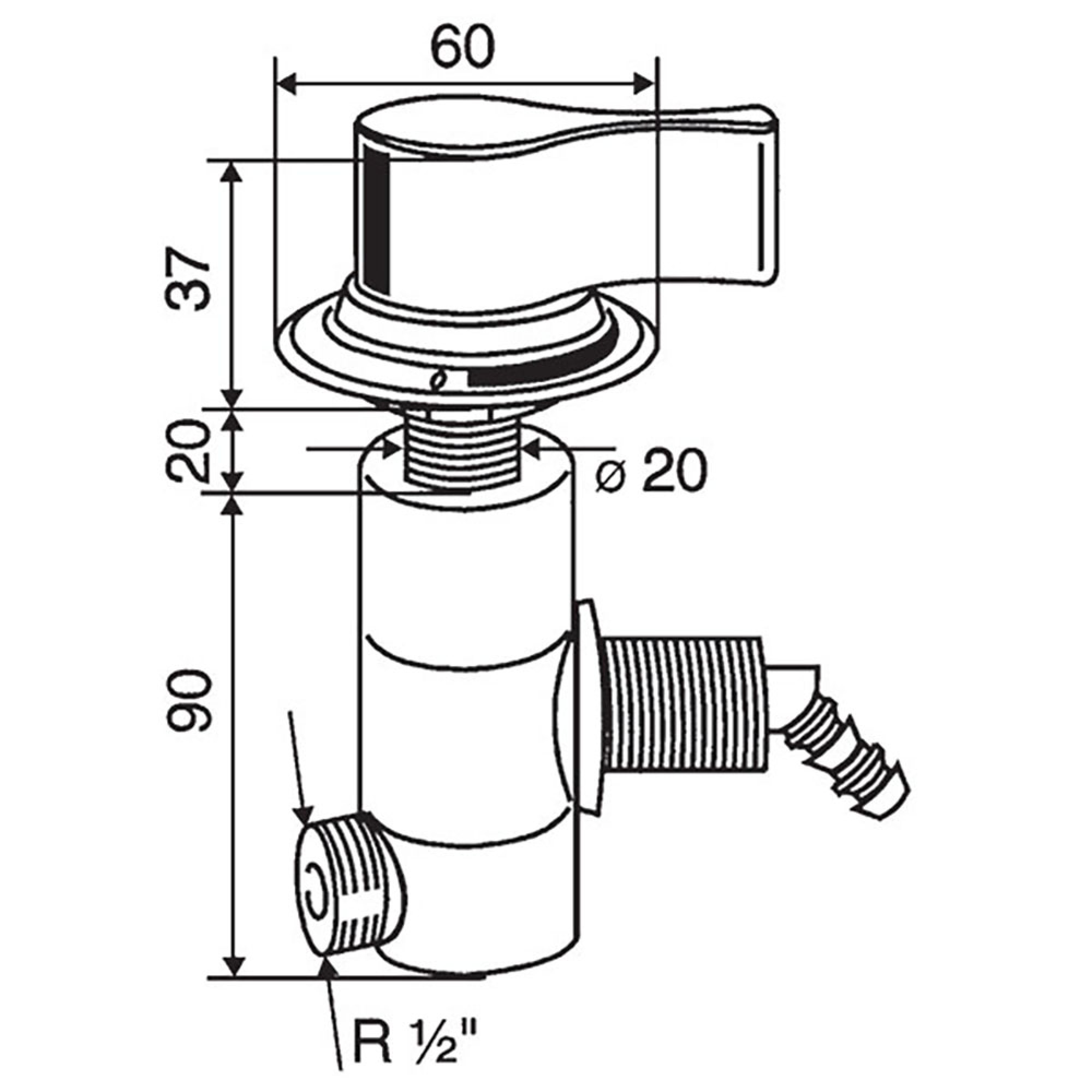 Rubinetto sottotavolo • STYLE 2000 2
