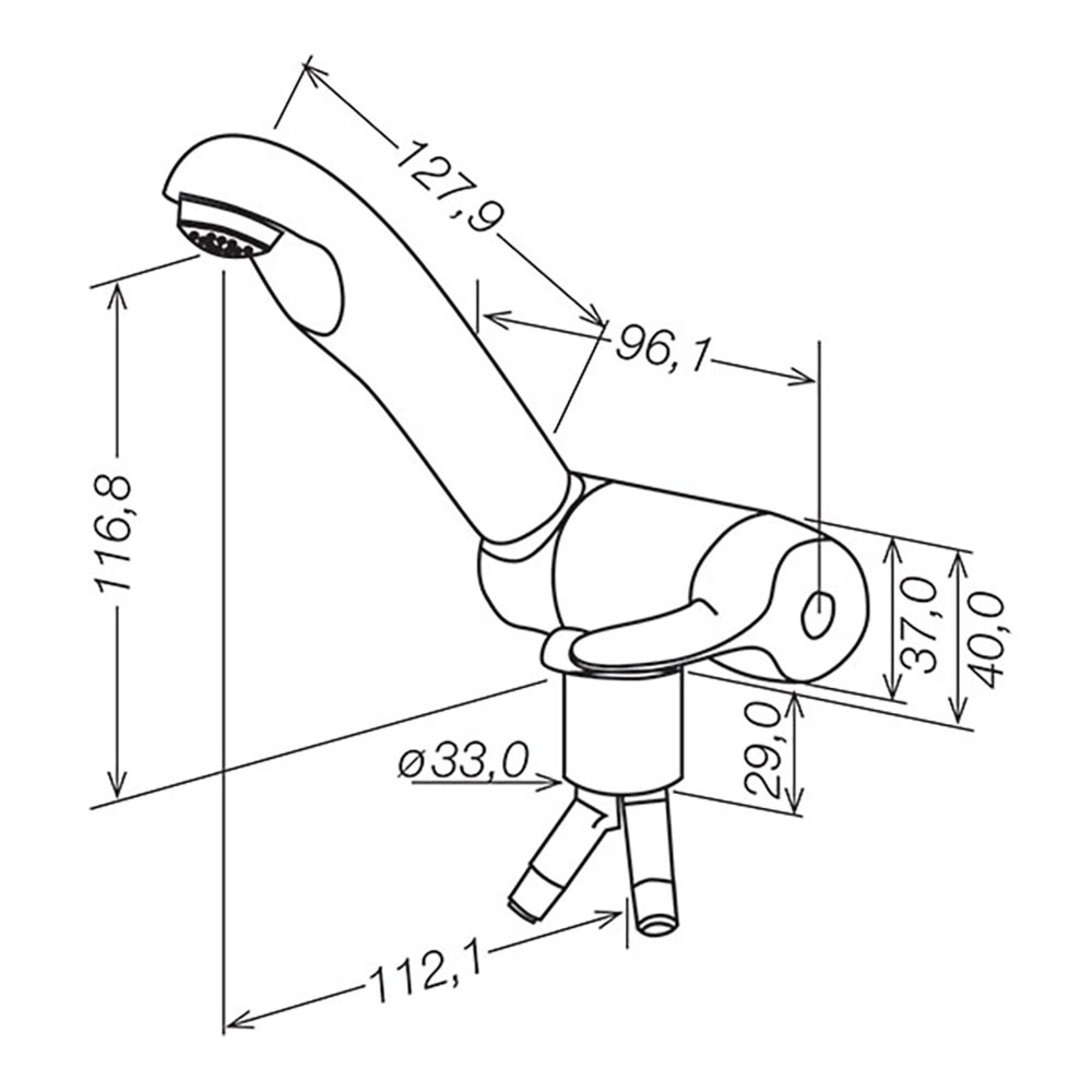 Miscelatore Style con micro-interruttore • Ø 33 mm 2