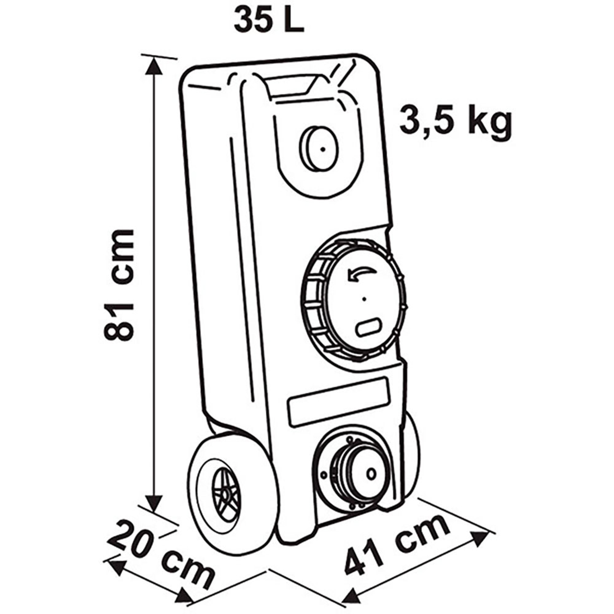 Tanica Roll-Tank 40 F 2