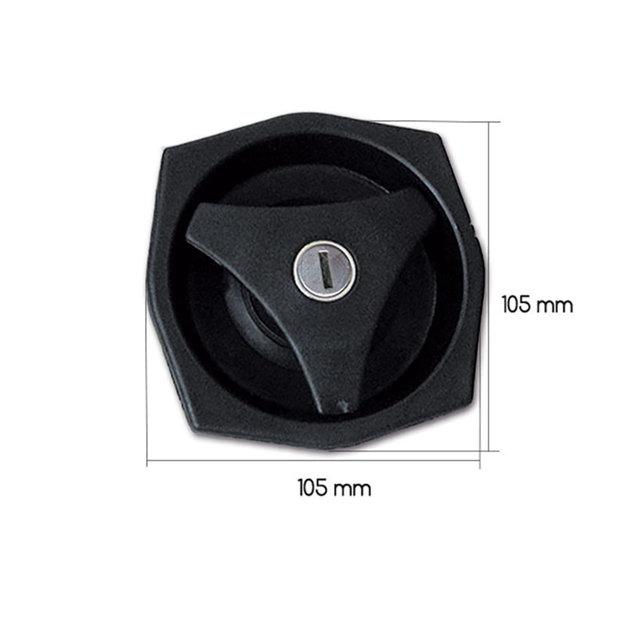 Serratura 1033 completa con maniglia in blister 3