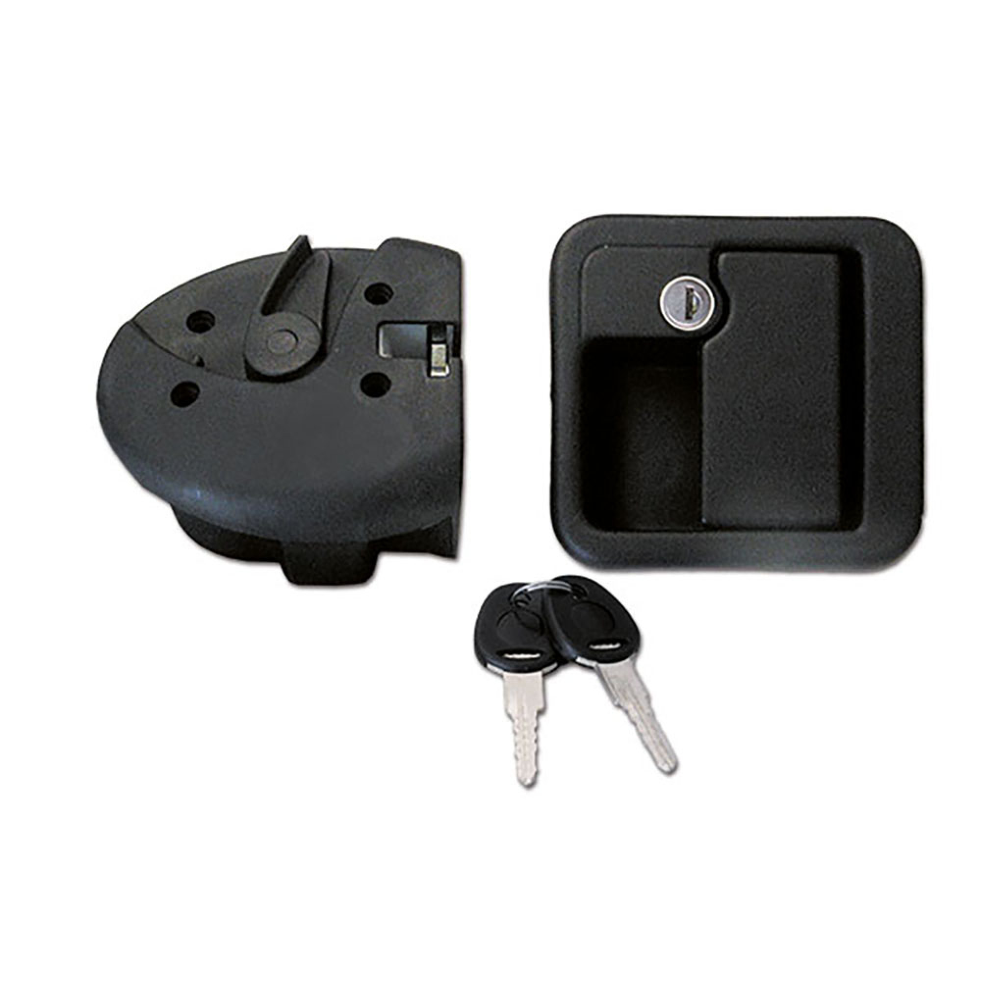 Serratura 1090 nera completa in sacchetto 2