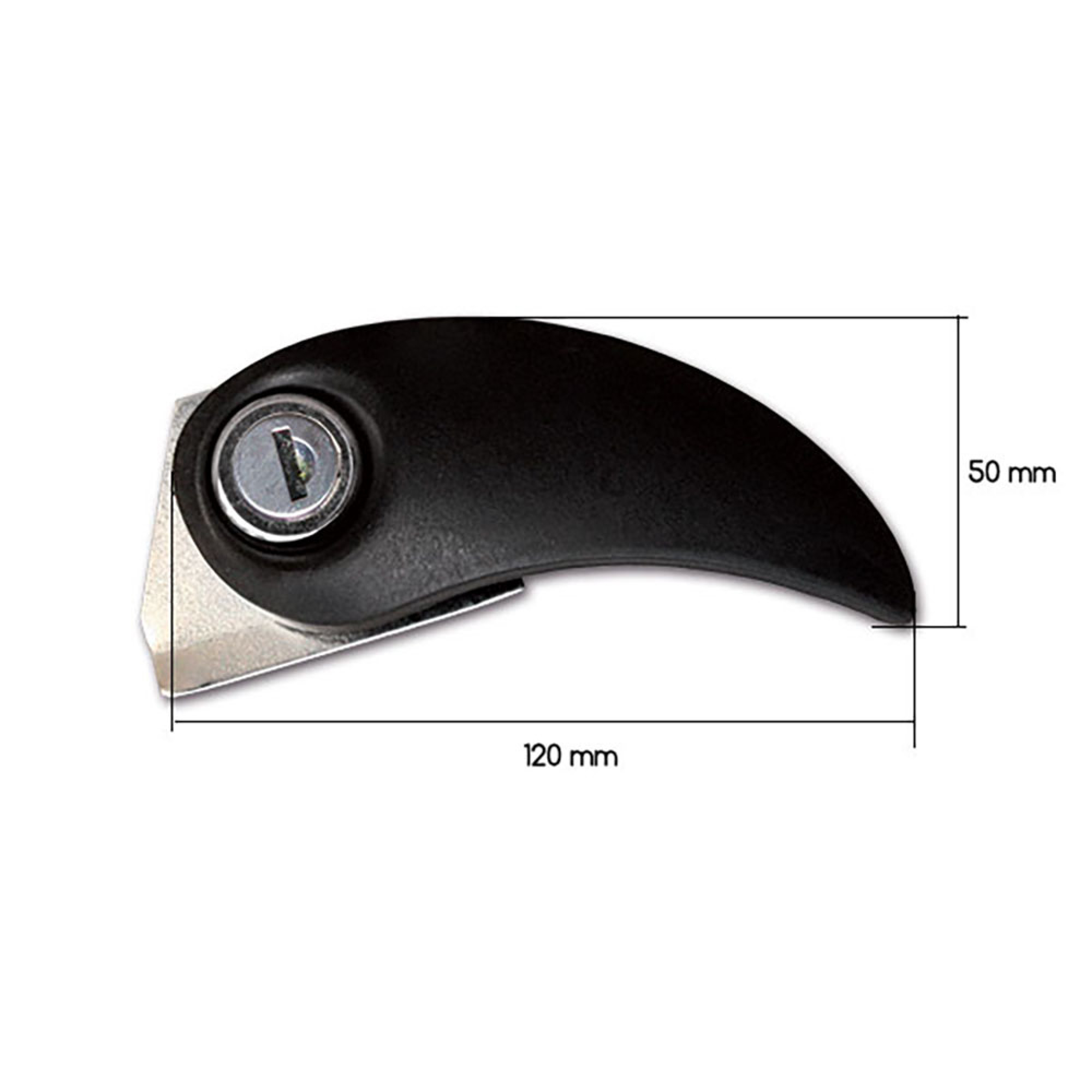 Serratura Flap Lock Virgola completa in blister 3