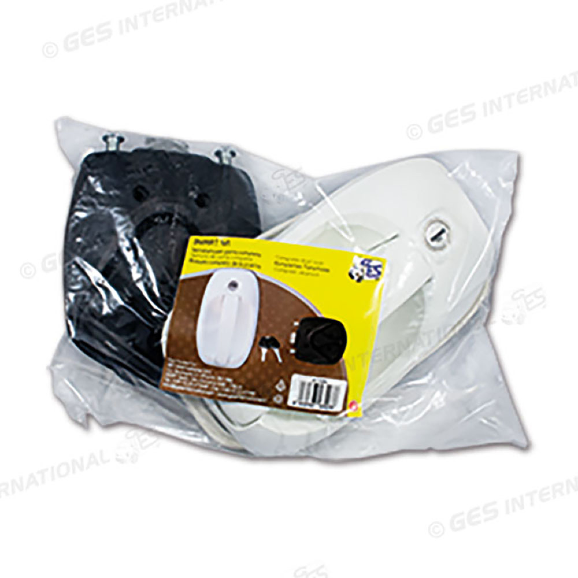 Serratura 1122 completa bianca in sacchetto 1