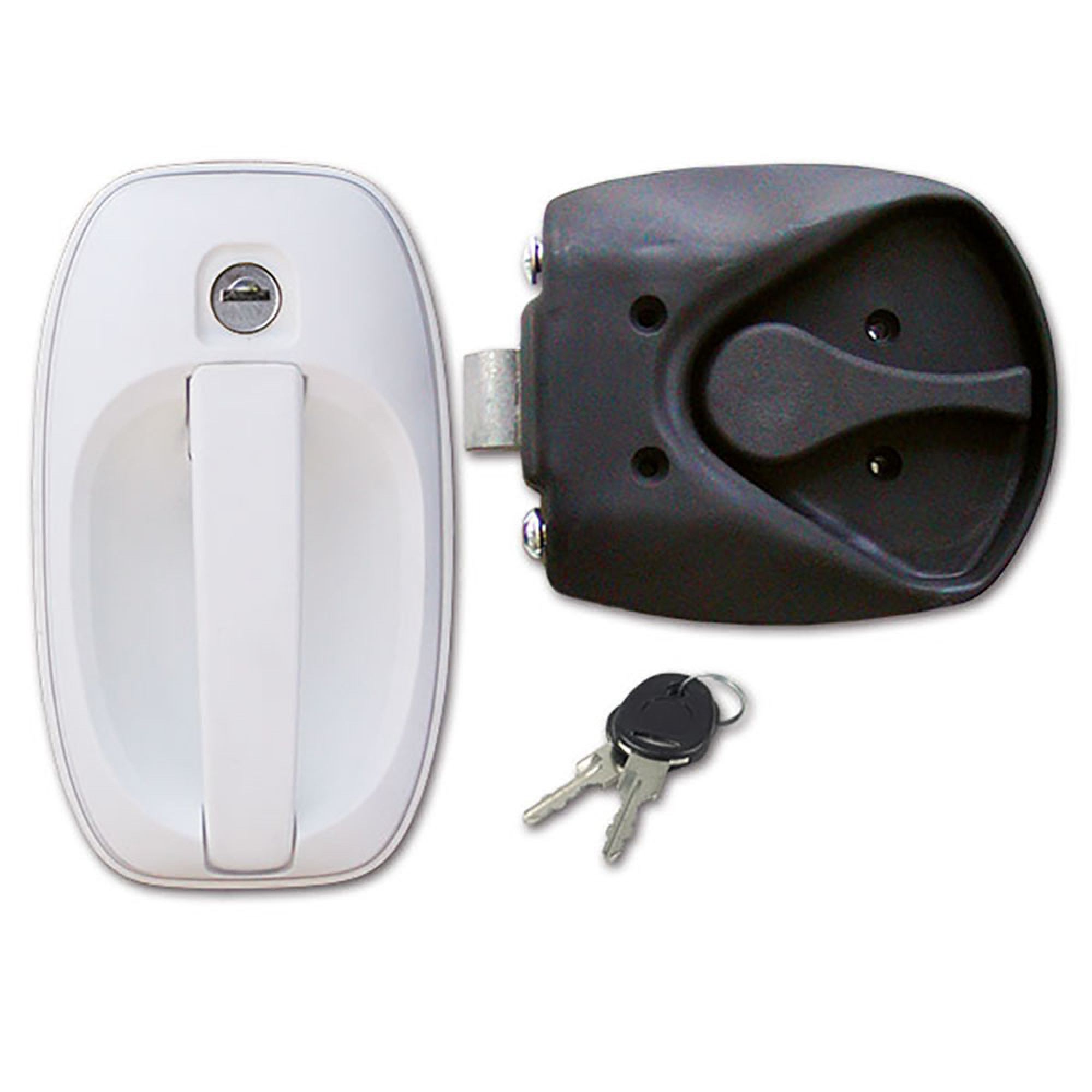 Serratura 1122 completa bianca in sacchetto 2