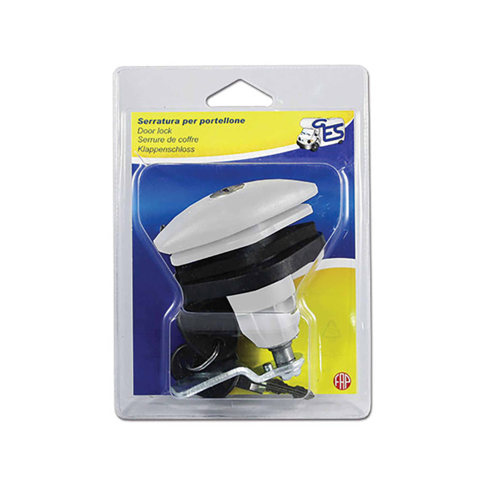 Serratura 1204 bianca-blister 1