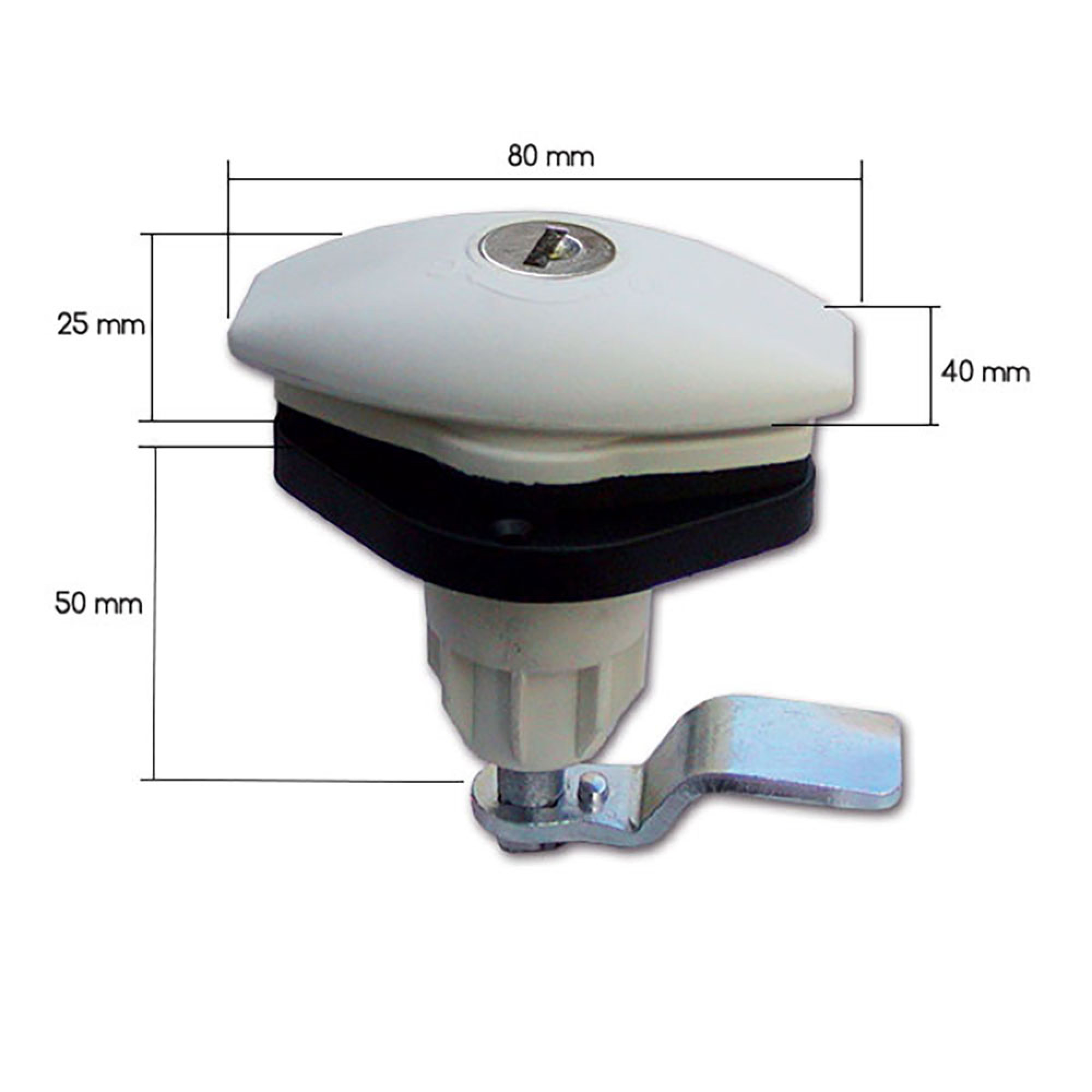 Serratura 1204 bianca-blister 3