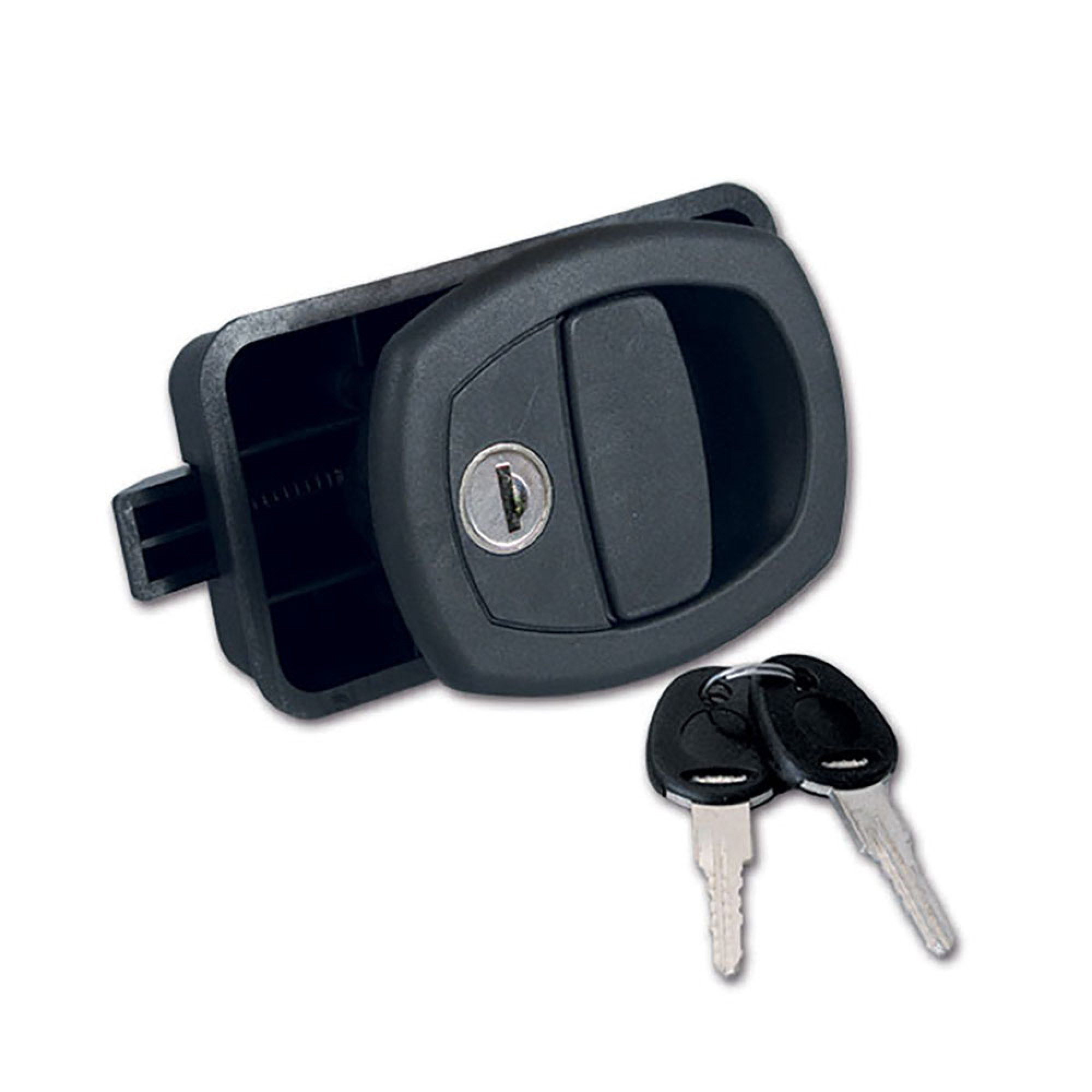 Serratura Nano nera completa in blister 2