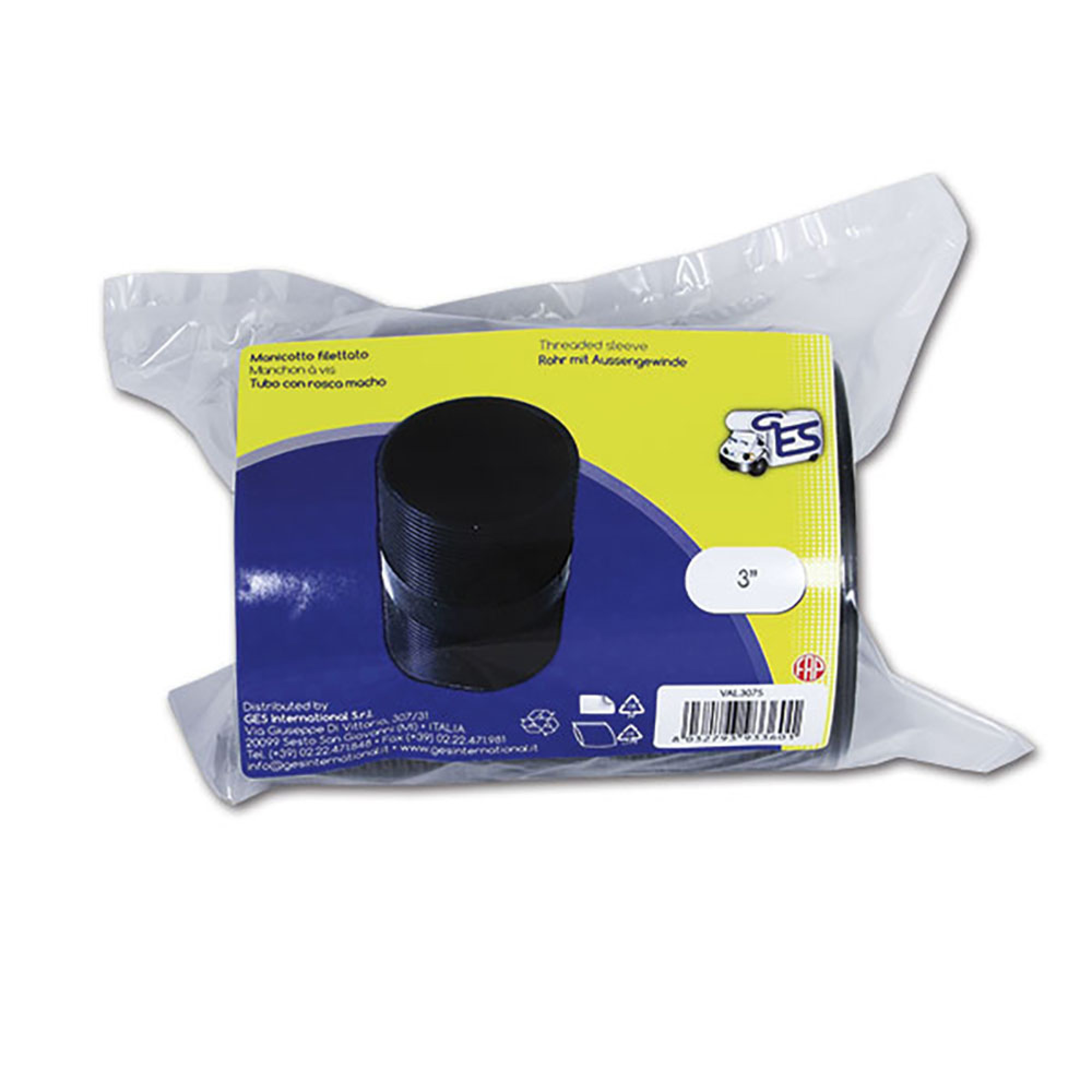 Manicotto 3" filettato • sacchetto 1