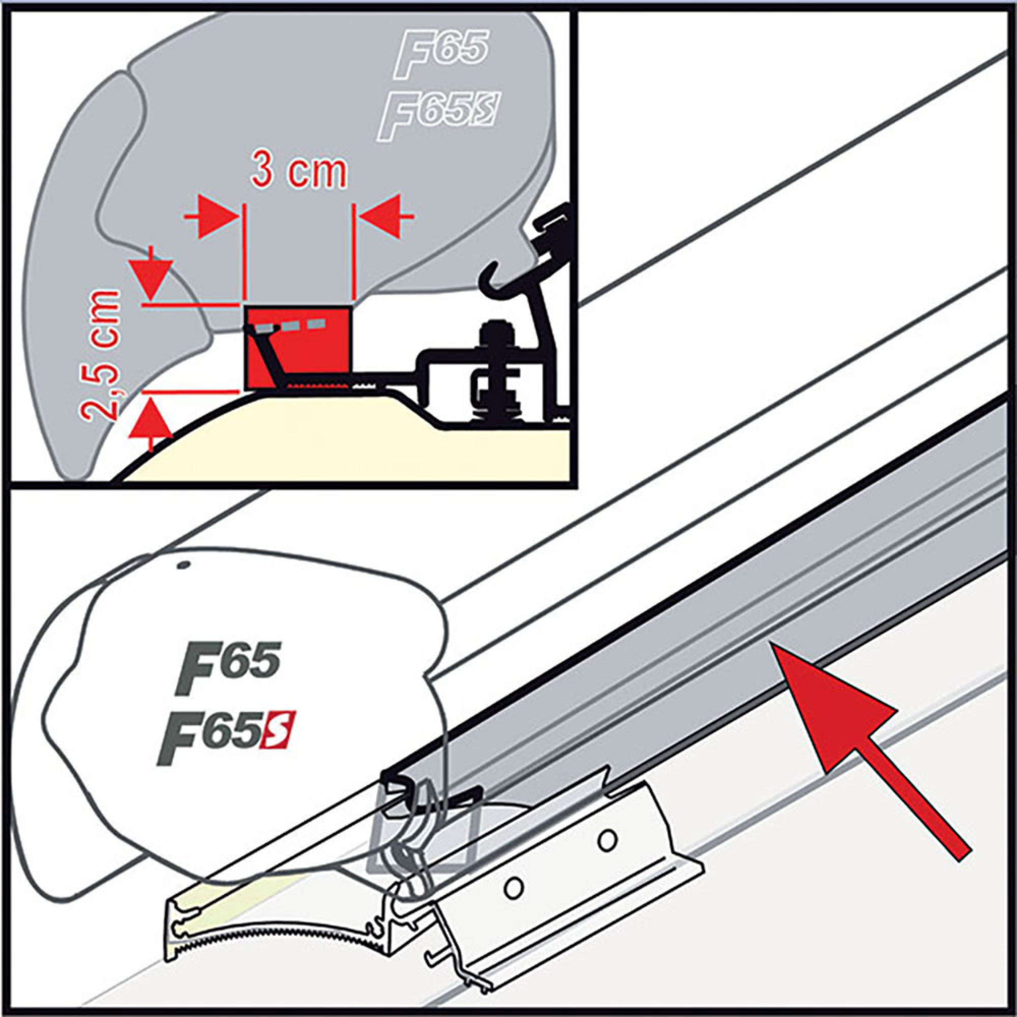 Kit Rain Guard F65 S/L - 400 cm 1