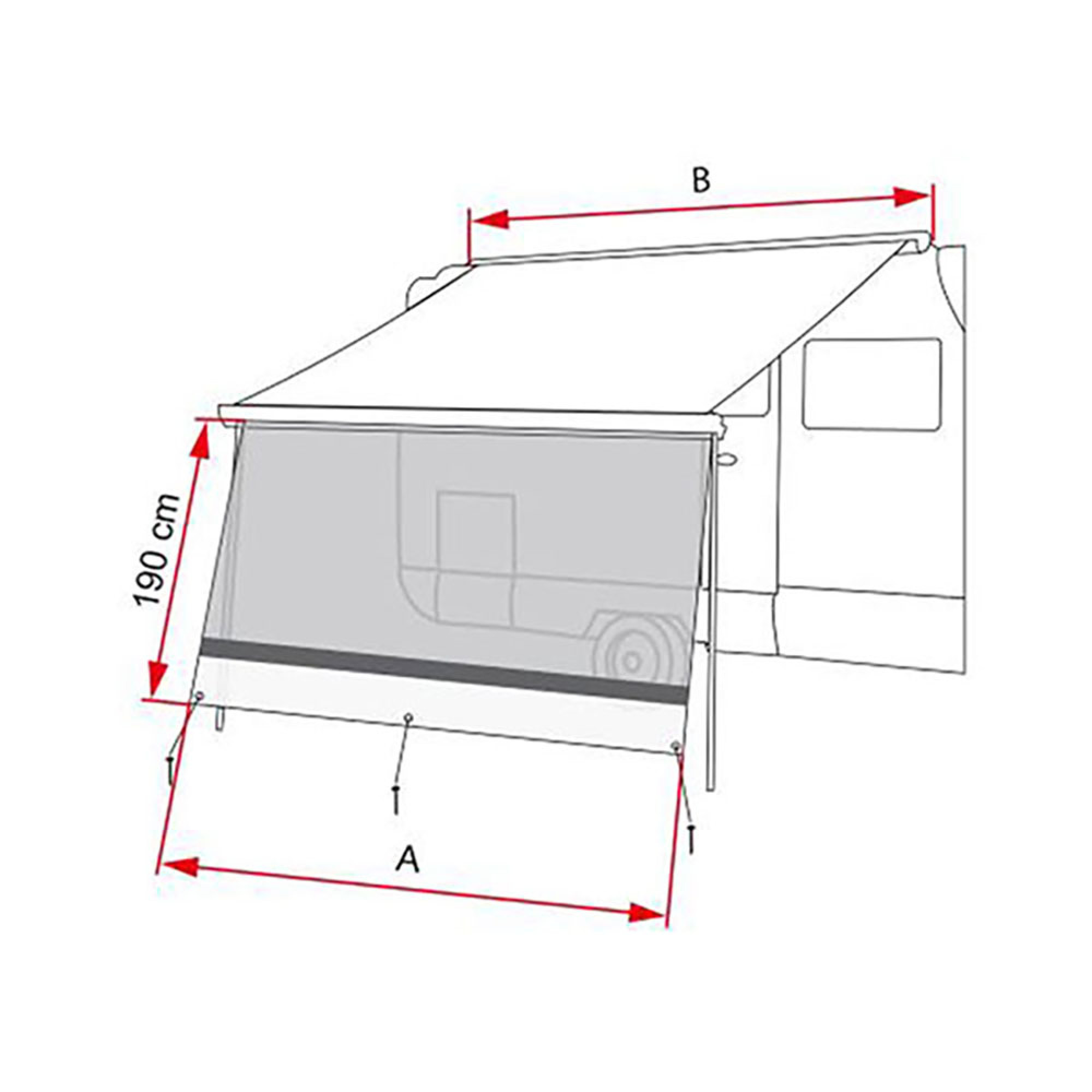 Sun View XL 350 - 190 cm 2