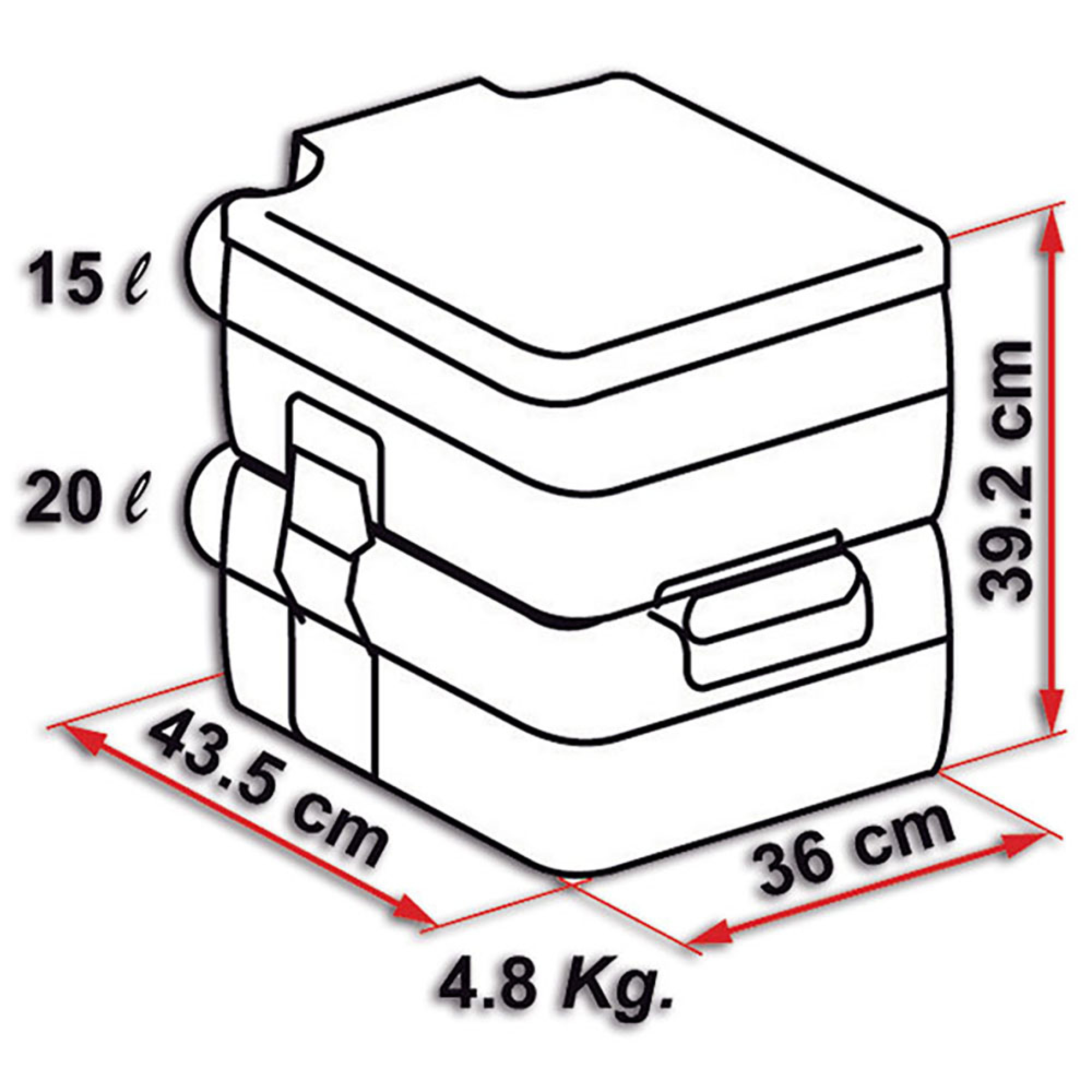 WC portatile Bi-Pot 39 2